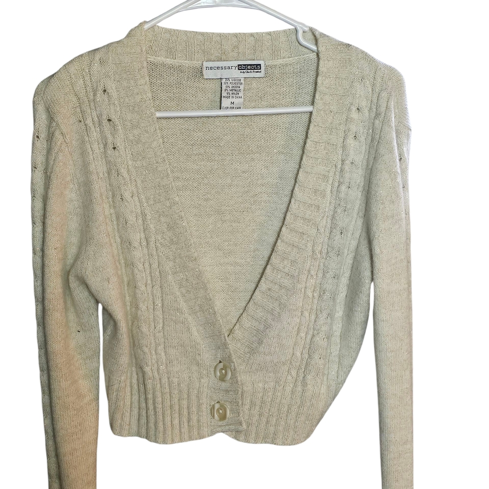 Necessary Objects Cream Women's Sweater - Picture 1 of 5
